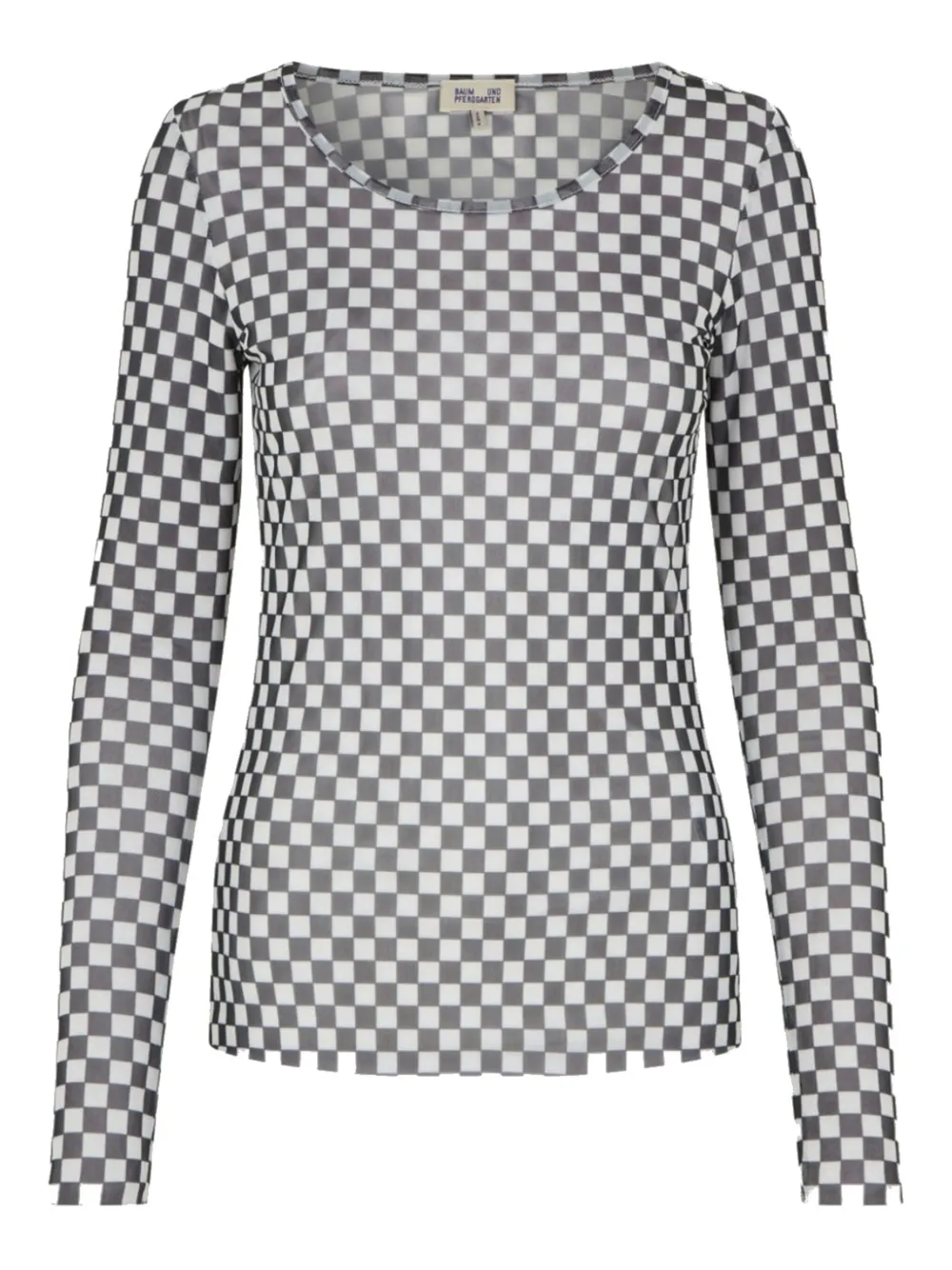 

Джодиана клетчатый топ Baum Und Pferdgarten, черный