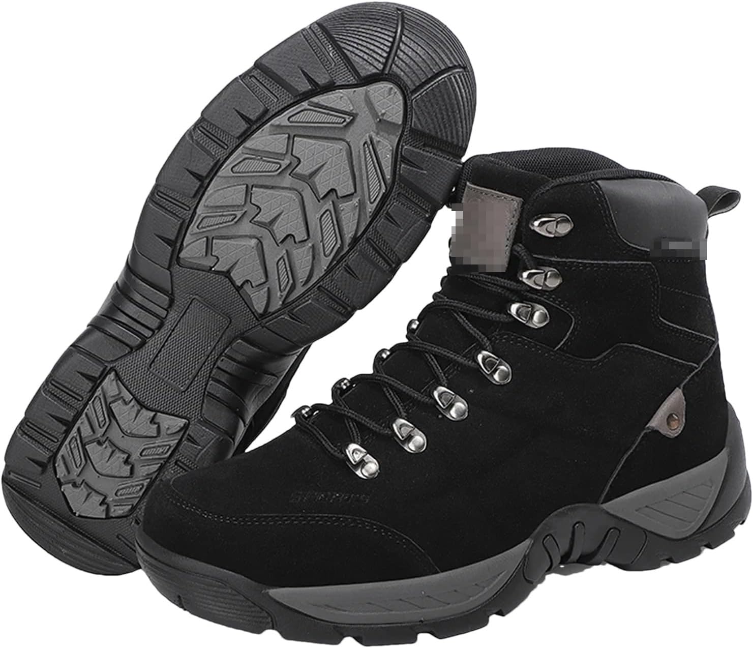 

Мужские ботинки для улицы, военные, спортивные, реплика дизайнерских моделей, прогулочные, теплые треккинговые кожаные ботинки Kelsiop, черный