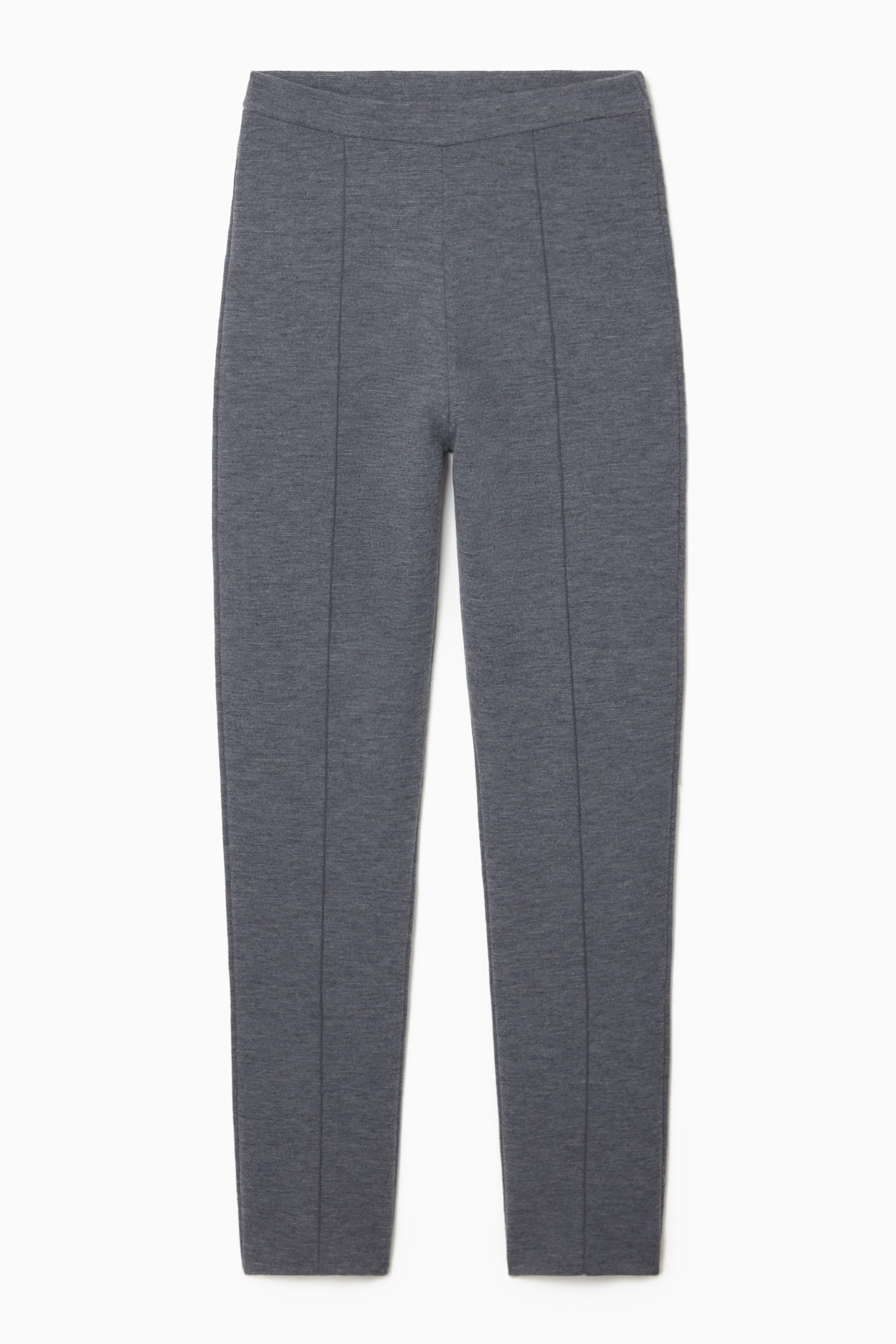 

Трикотажные брюки slim fit COS, серый