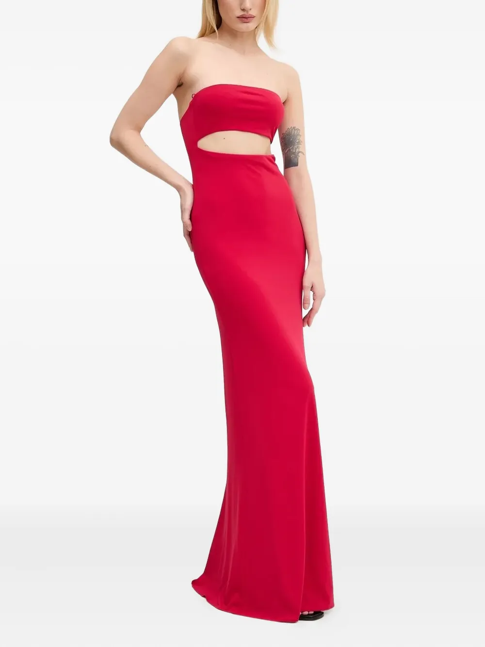 

Платье макси с вырезом Aniye By, красный