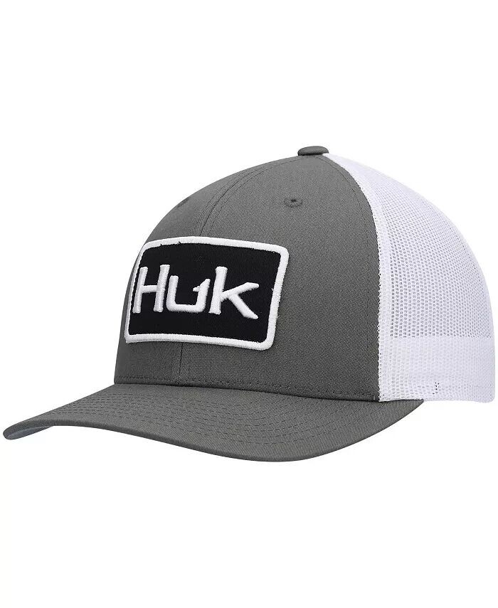 

Мужская оливковая однотонная кепка Trucker Snapback Huk, зеленый