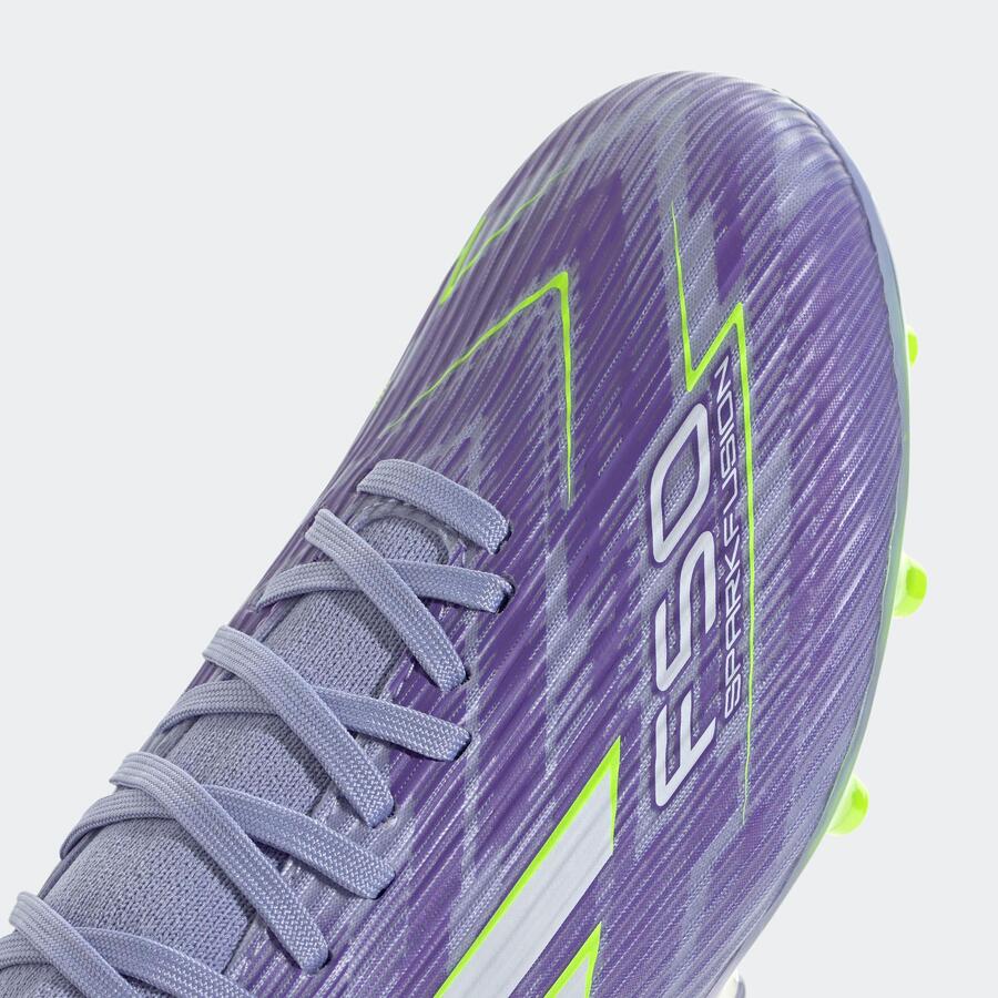 ADIDAS Женские футбольные бутсы FG/MG - F50 Sparkfusion League фиолетовые — фото 3