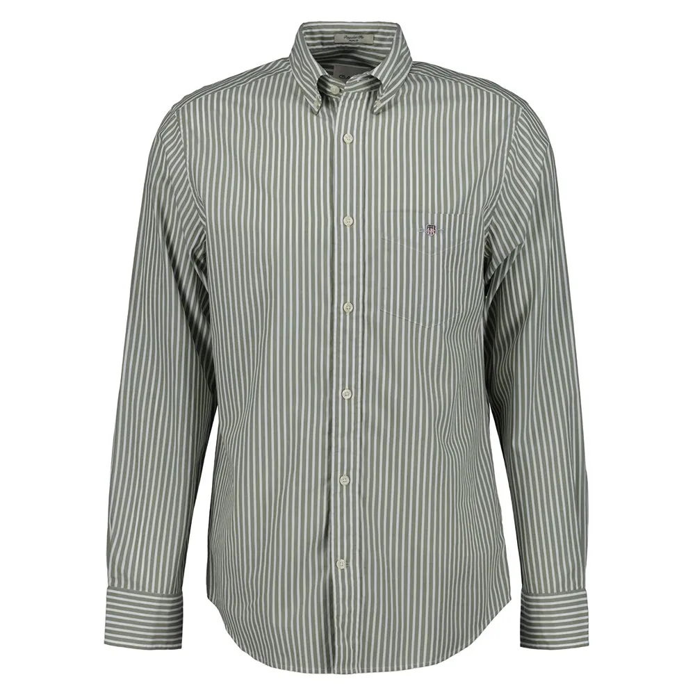 

Рубашка Gant Reg Stripe, зеленый