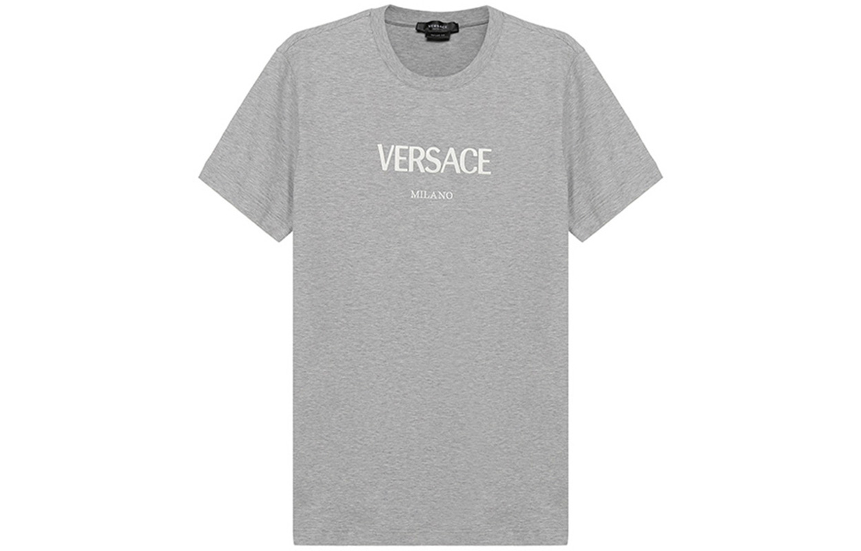 

VERSACE Футболка мужская, серый