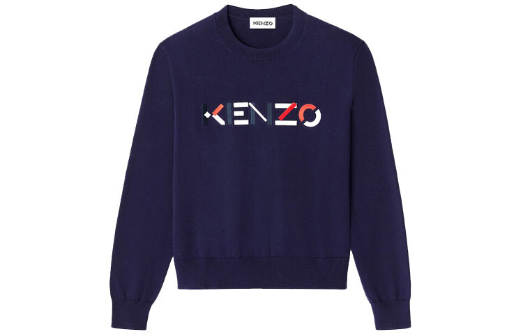 

Толстовка женская Kenzo с логотипом, синий