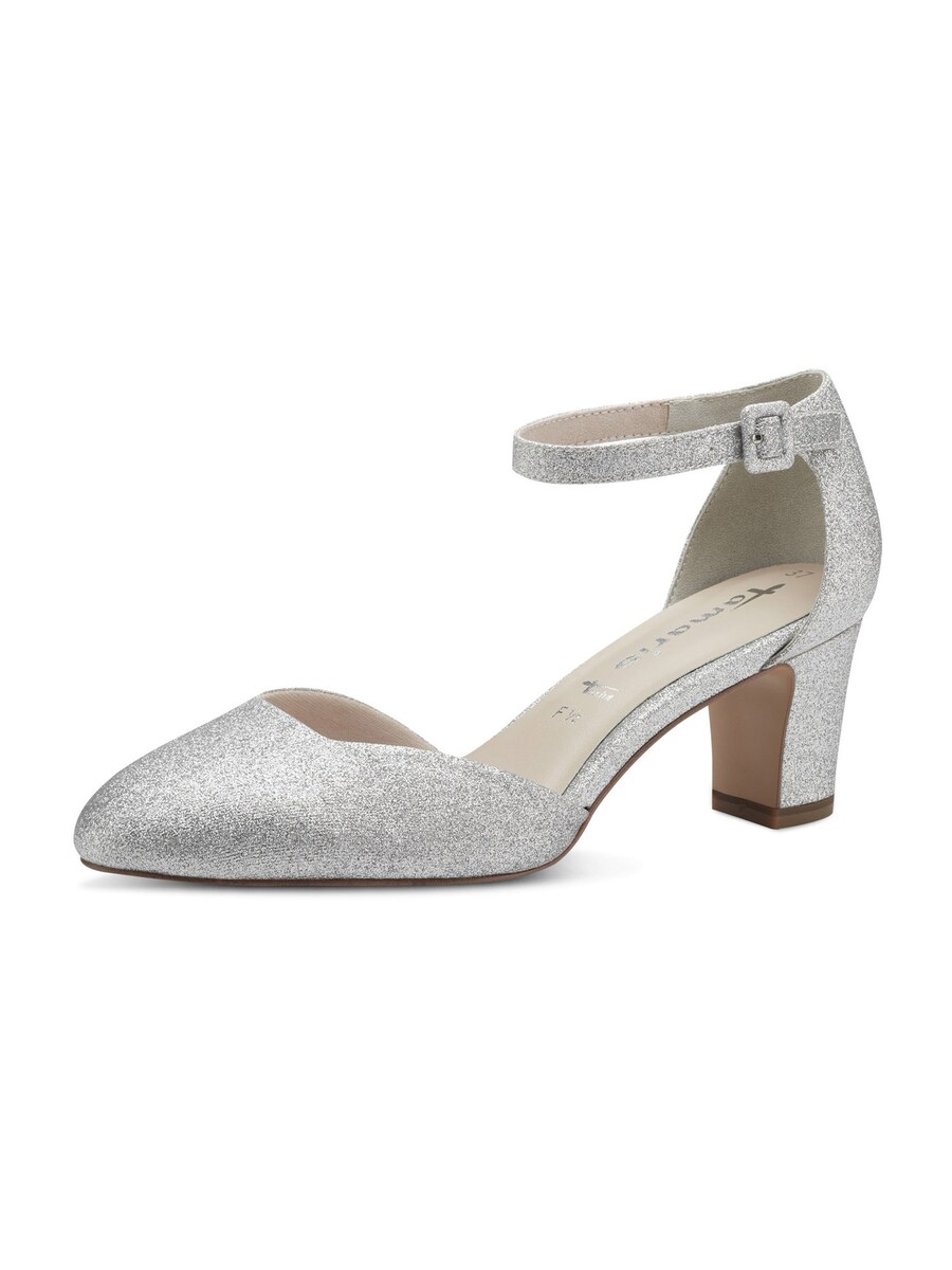 Туфли-лодочки с открытой пяткой Tamaris, Silver