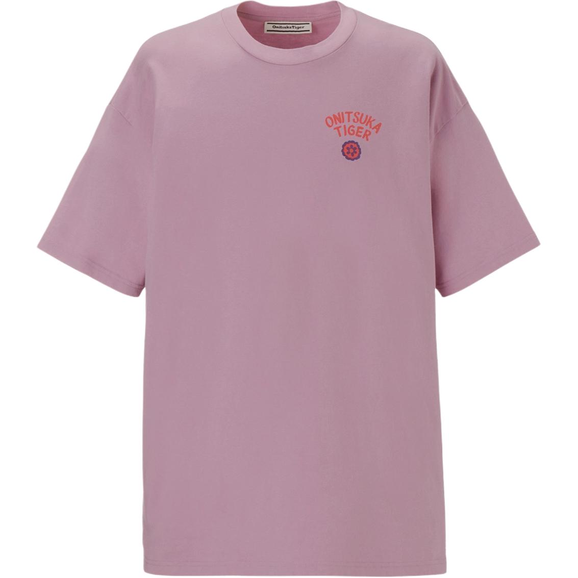 

Onitsuka Tiger Футболка унисекс фиолетовая, Фиолетовый, Onitsuka Tiger Футболка унисекс фиолетовая