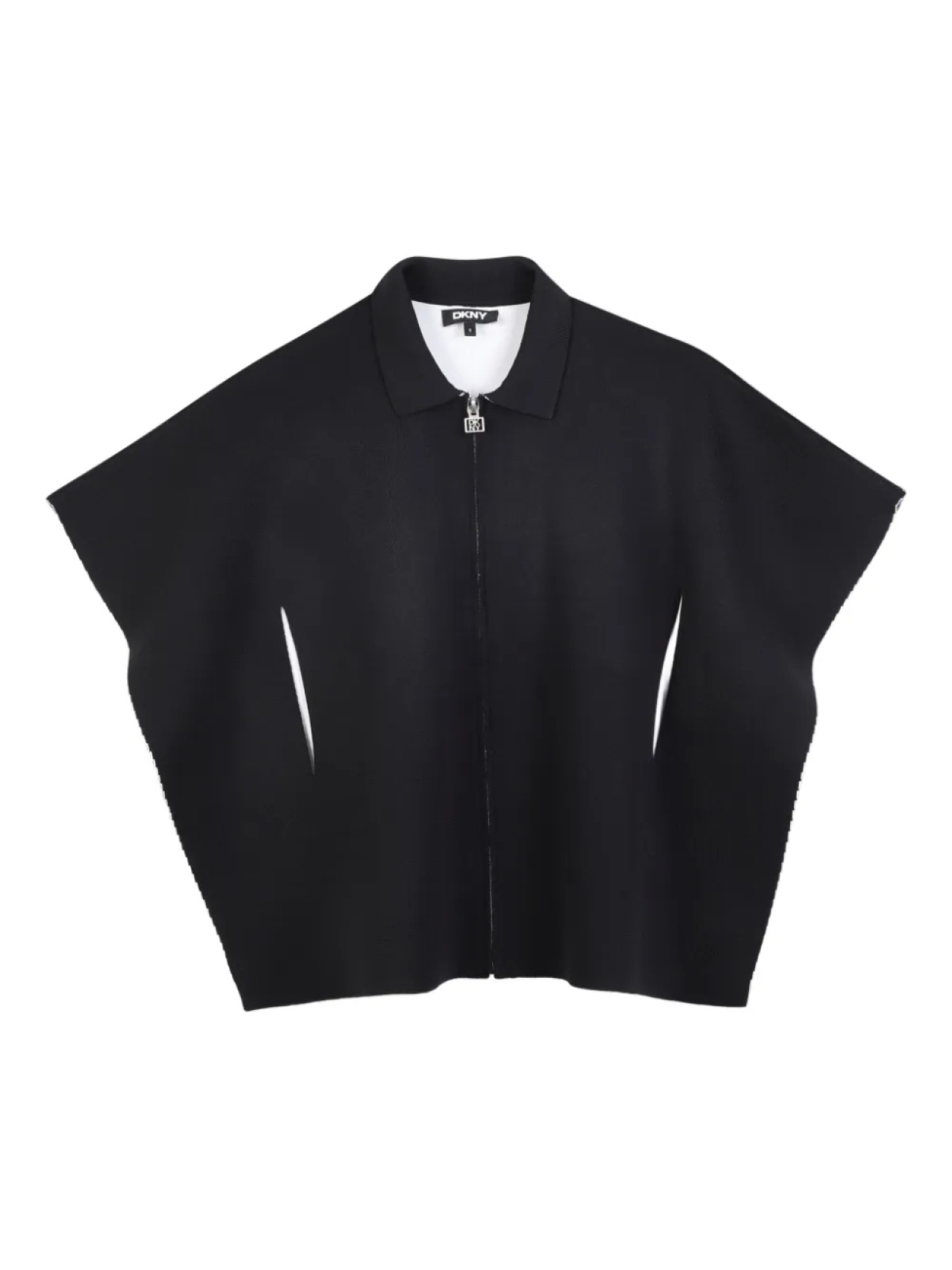

Dkny Kids укороченный жилет на молнии, черный