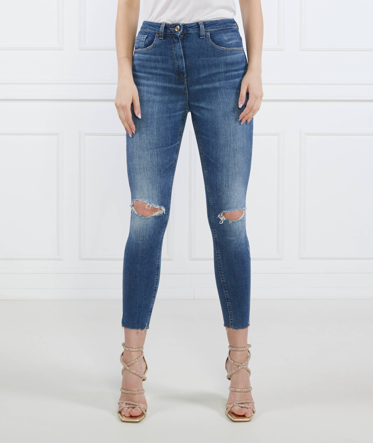 

Джинсы Elisabetta Franchi Skinny fit, синий