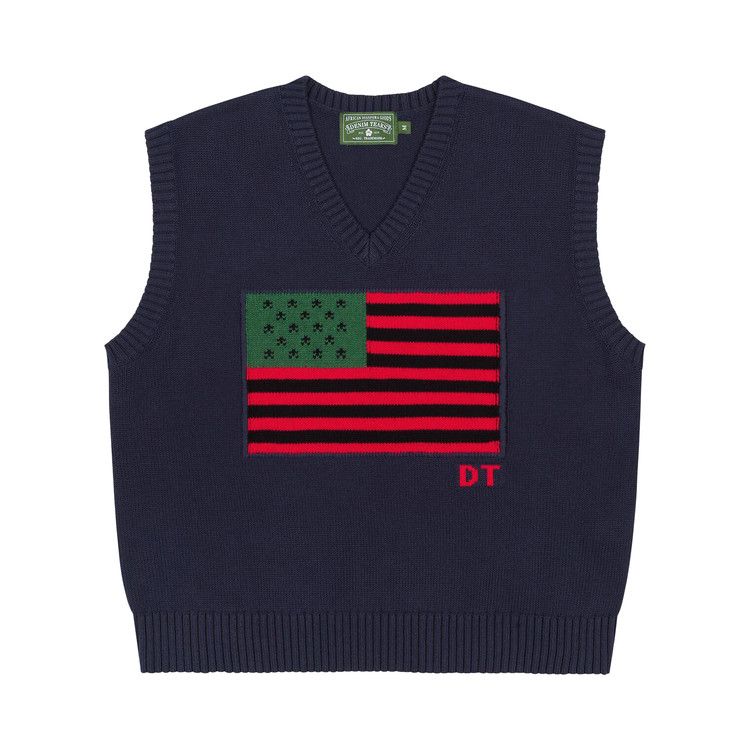 

Утепленный жилет Denim Tears African-Americana Vest, Navy
