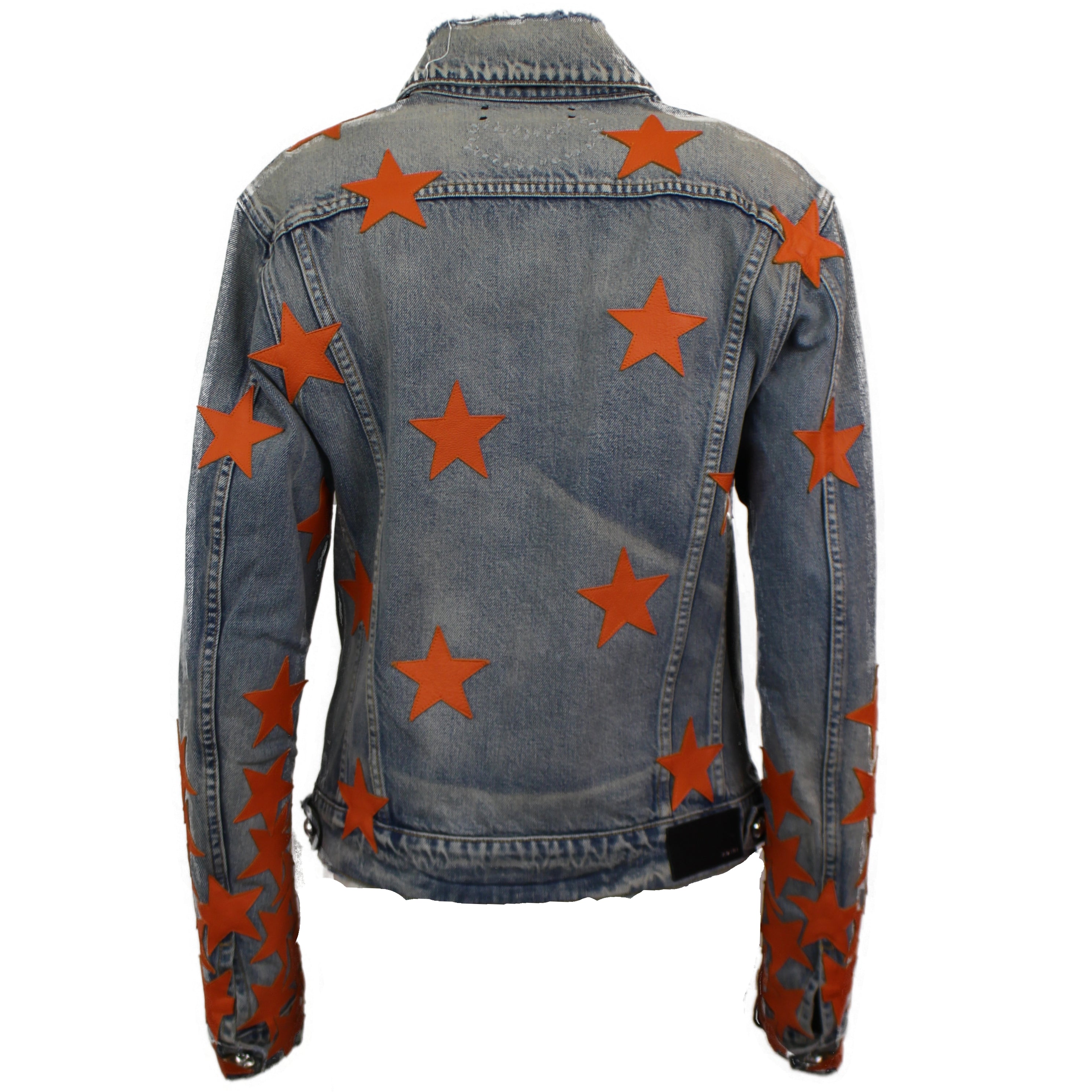 

CHEMIST STAR TRUCKER Джинсовые куртки цвета индиго Clay Amiri, синий