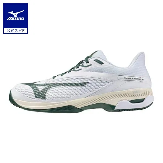 Теннисные кроссовки «Wave Exceed 6 SW AC» от Mizuno, White X Green