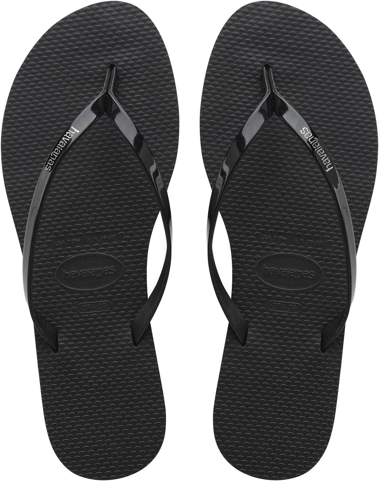 

Шлепанцы You Metallic Flip Flop Sandal Havaianas, черный