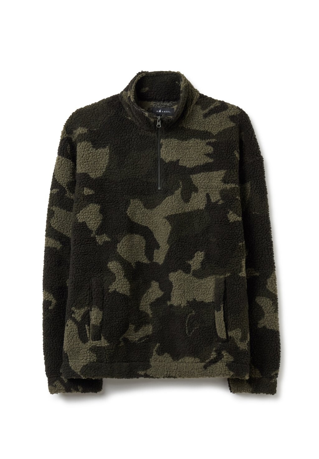 

Флисовый джемпер HALF-ZIP B.ANGEL, темно-зеленый
