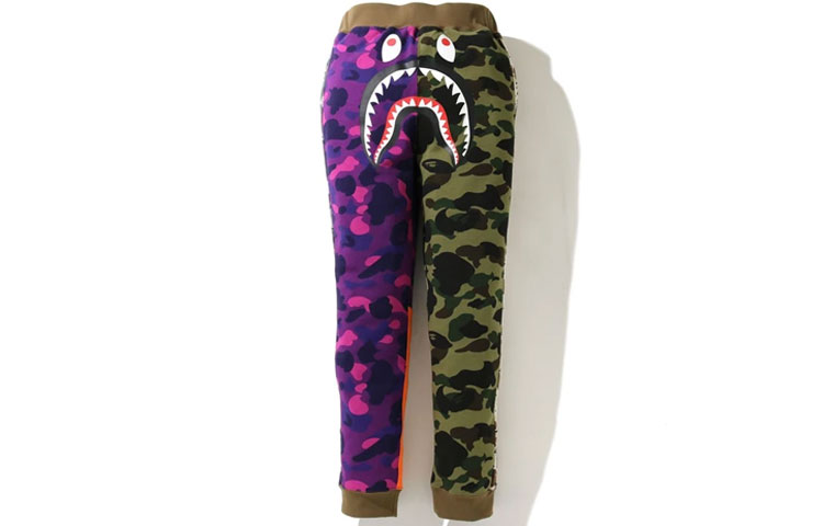 

Трикотажные спортивные штаны Shark Series для мужчин, разноцветные A Bathing Ape, цвет Multicolor