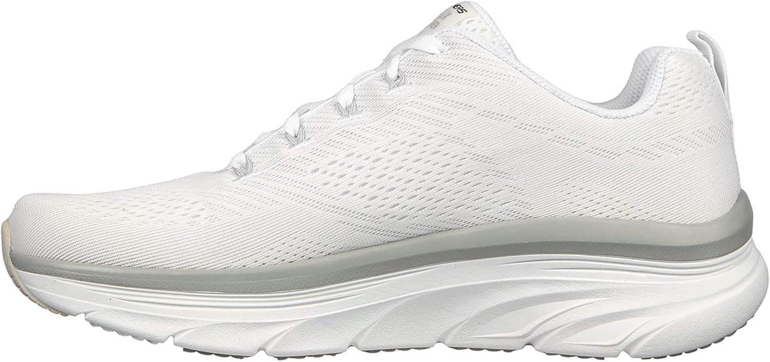 Мужские кроссовки Skechers Relaxed Fit D'Lux Walker Meerno для повседневной носки, белый — фото 4