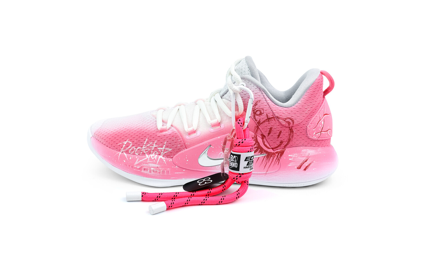 

Баскетбольные кроссовки Hyperdunk X Basketball Shoes Men Low-Top White/Pink Nike
