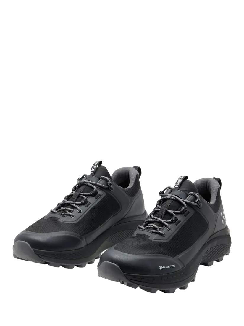 Мужские низкие походные кроссовки LIM Horizon Hike GTX, цвет черный/магнетит Haglöfs — фото 2