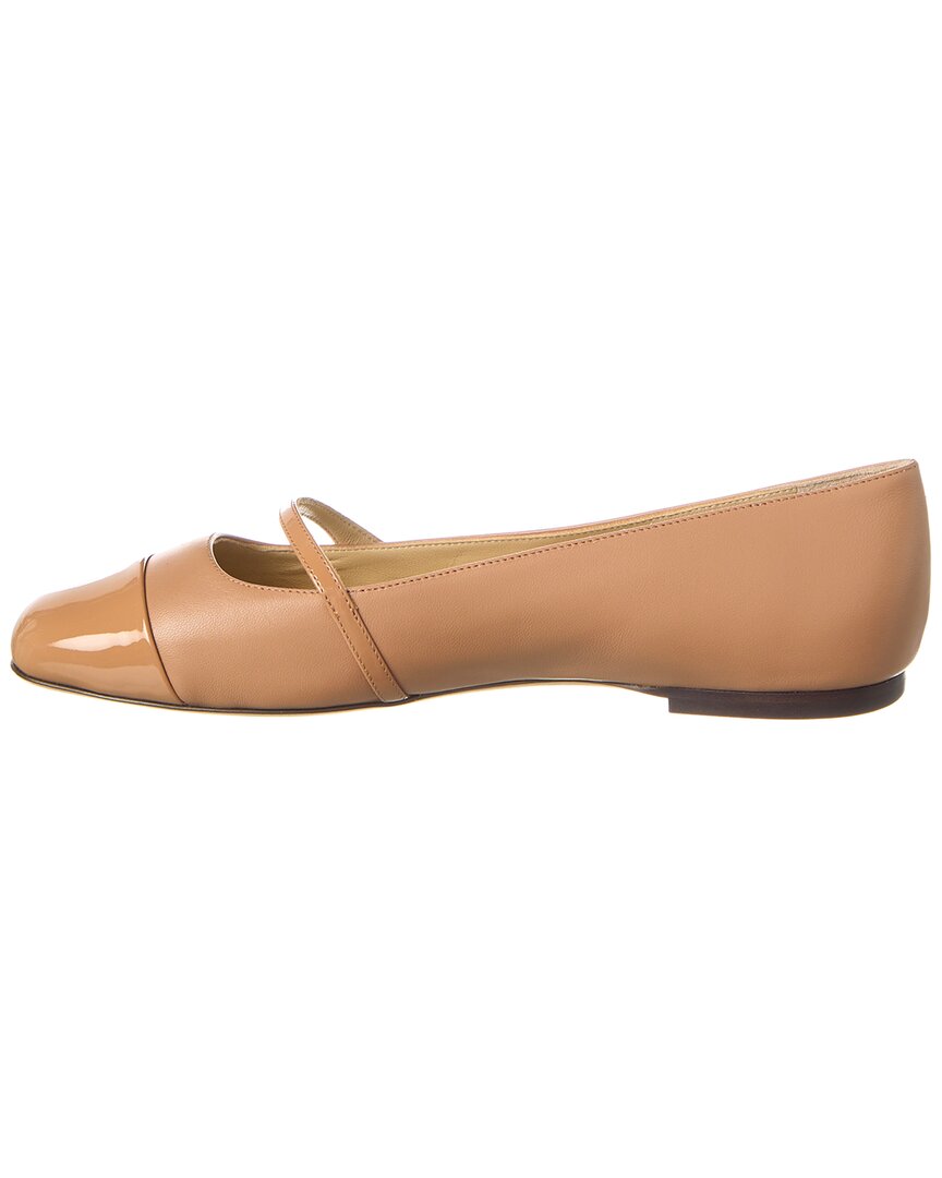 Туфли Jimmy Choo Elisa из кожи и лака, коричневый — фото 2