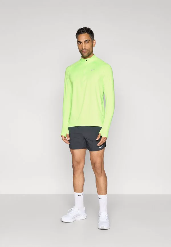 Футболка stride с длинными рукавами, средний слой Nike Performance, Lime Blast/Reflective Silver-Coloured — фото 2