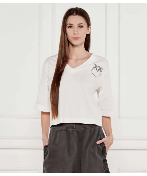 

Футболка Суэц Loose fit Pinko, белый