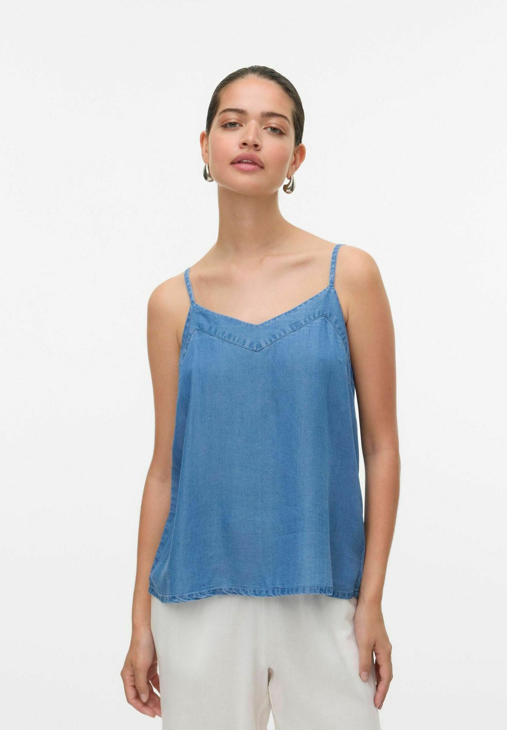 

Топ TANK VMBREE Vero Moda, цвет Medium Blue Denim