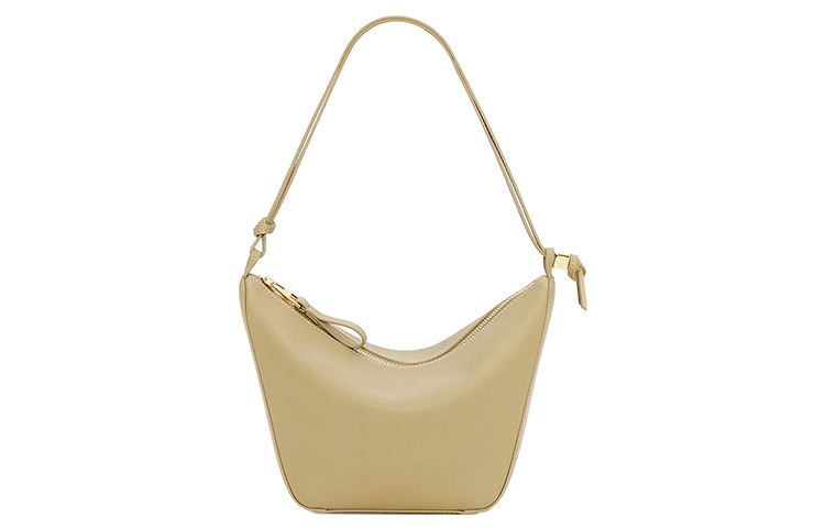 

Лоув Хобо Мини Сумка Хобо из Коровьей Кожи, Женская Сумка Через Плечо, Глиняно-Зеленая