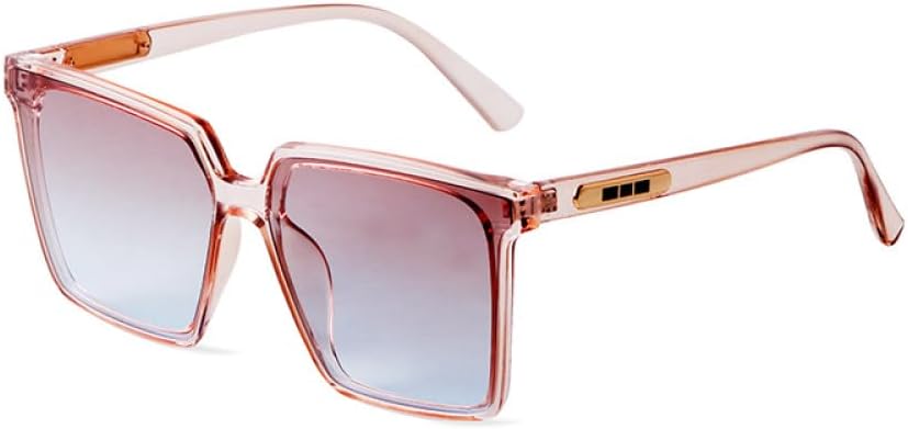 

MUTYNE Модные большие квадратные солнцезащитные очки для женщин и мужчин, классические винтажные солнцезащитные очки с градиентным переходом цвета в крупной оправе, C2