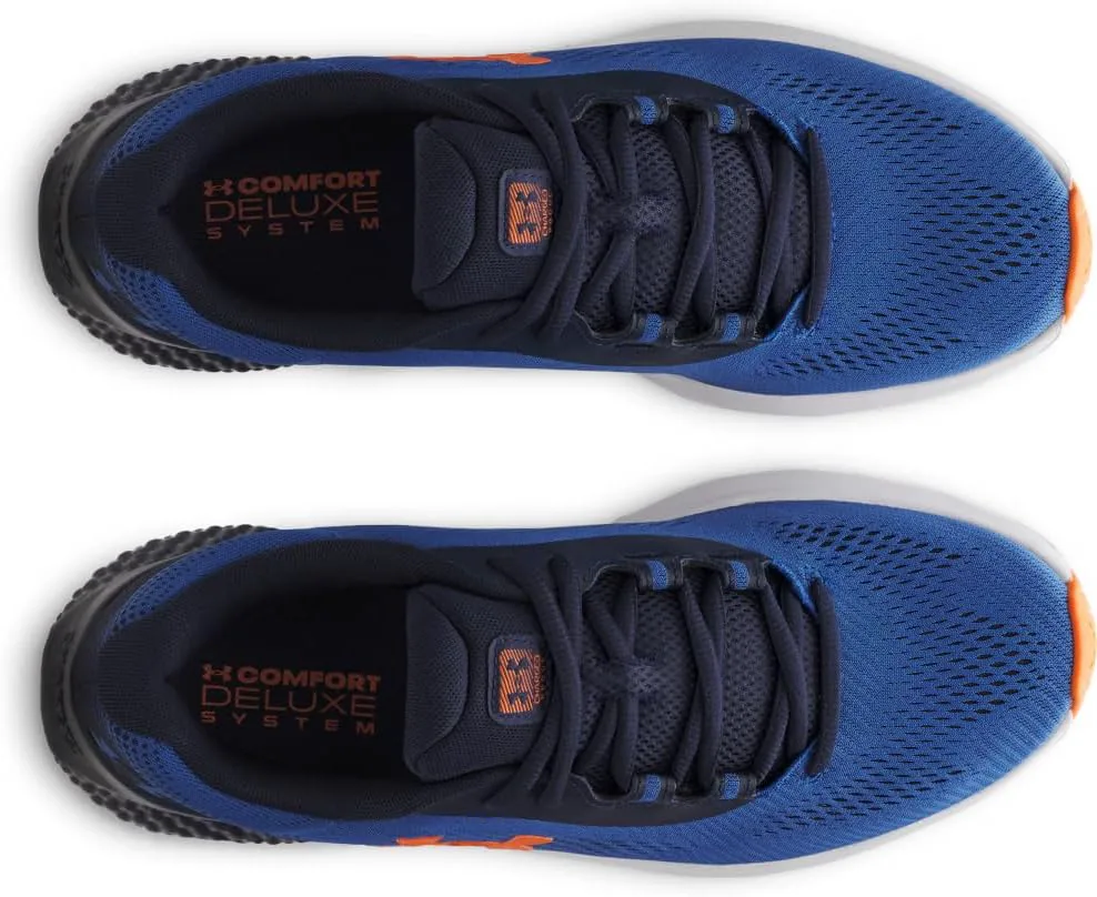 Мужские кроссовки Under Armour Charged Rogue 4, синий/темно-синий/оранжевый — фото 3