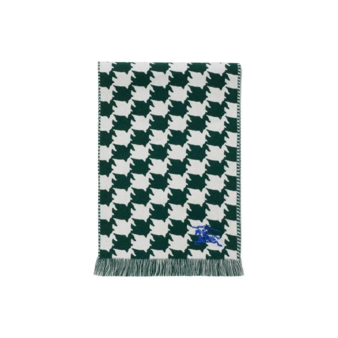 

Burberry Детский шарф с вышитым логотипом, Dark Moss