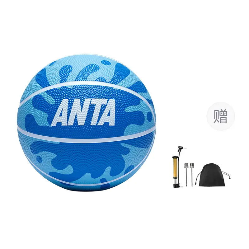 

ANTA Резиновый баскетбольный мяч Jade Ink Blue размер 5/7 для тренировок и соревнований unisex Китай