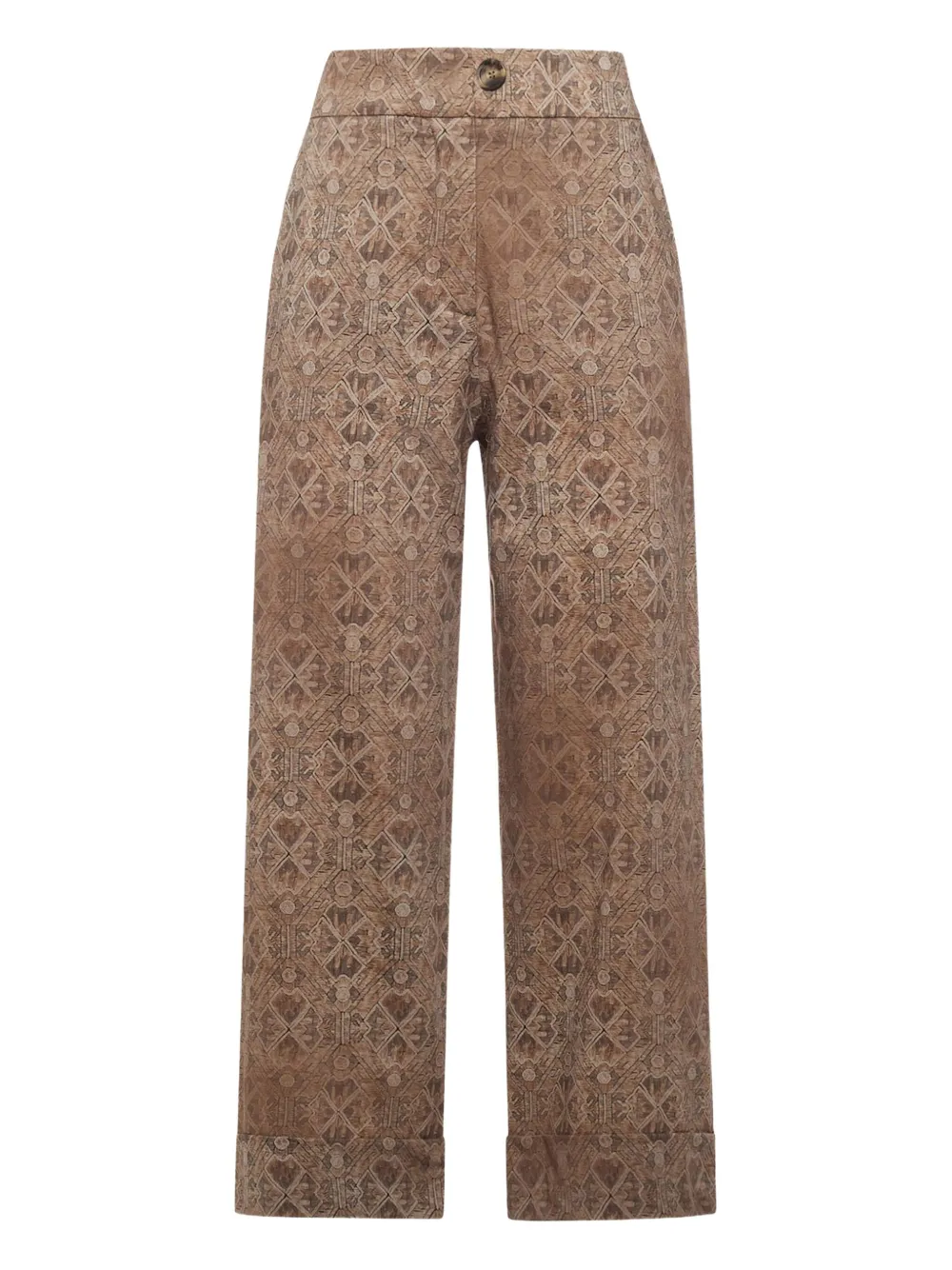 

Брюки с геометрическим узором Pierre-Louis Mascia, нейтральный