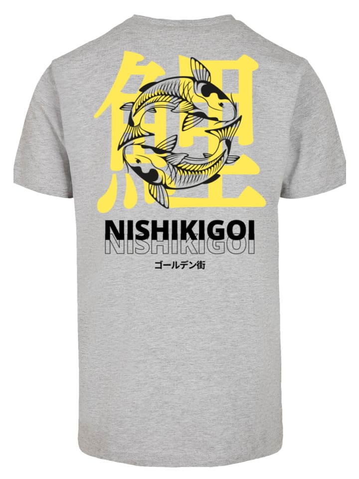 

Футболка Koi Golden Gai серого цвета в крапинку F4NT4STIC, Серый, Футболка Koi Golden Gai серого цвета в крапинку F4NT4STIC