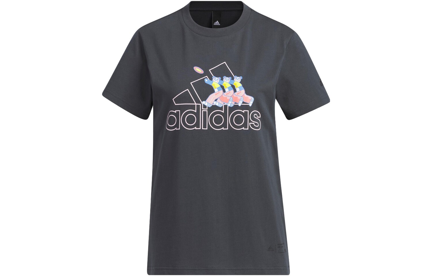 

Футболка женская темно-серая Adidas
