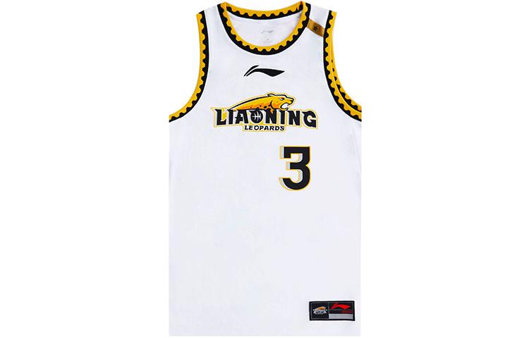 

LINING Баскетбольная майка CBA Collection мужская стандартная белая