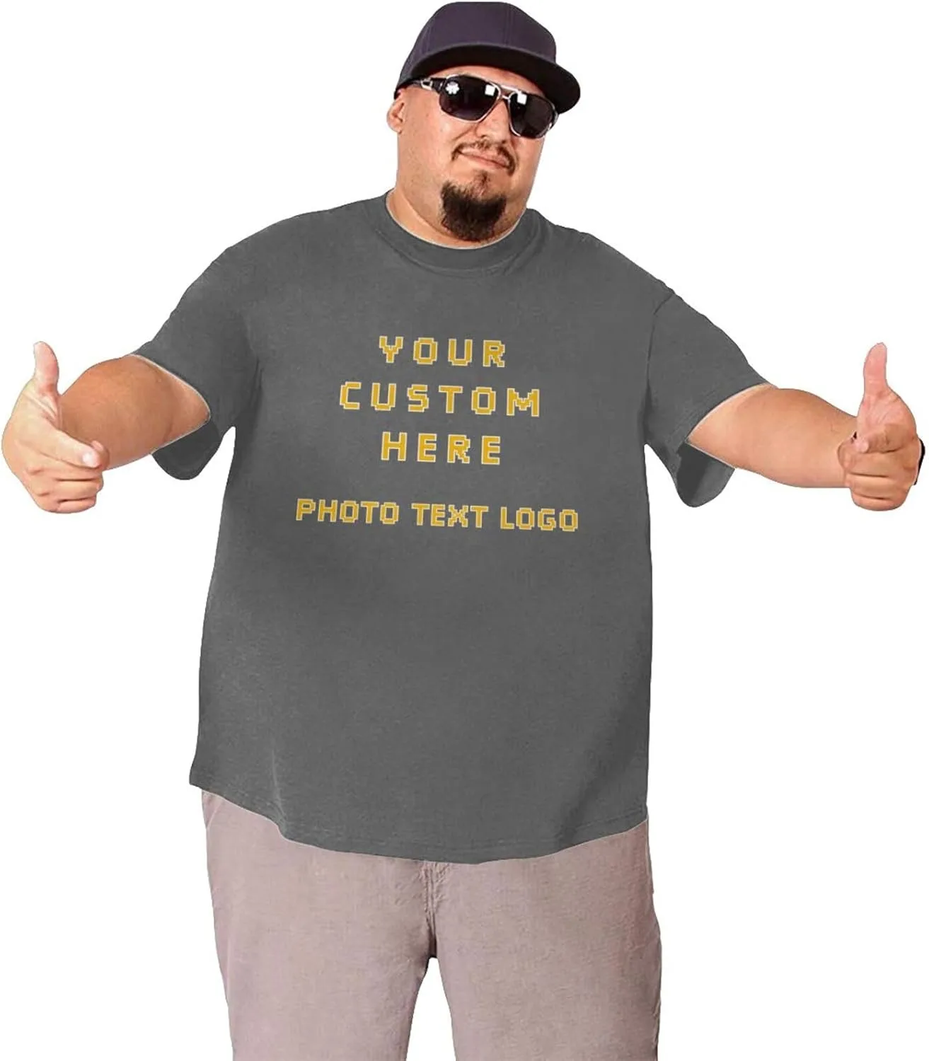 Футболка Custom T Shirt Design Your Own, 6XL — фото 4