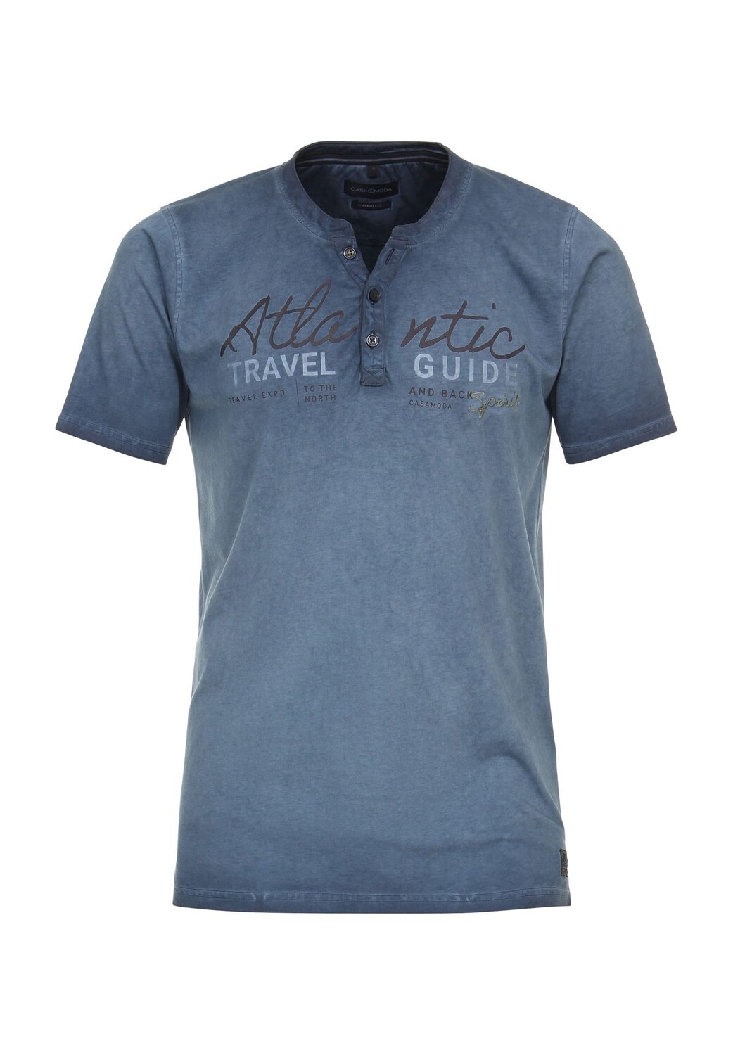 

Мужская футболка Henley с вышивкой CASAMODA, цвет 147 Blau