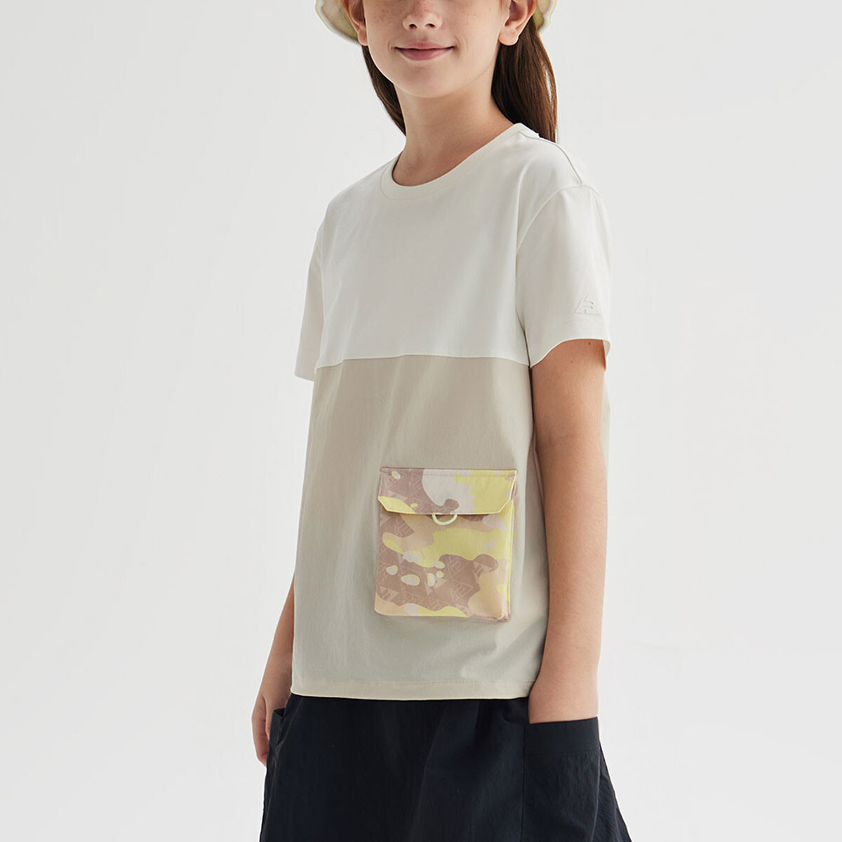 Футболка GS Fila Kids, цвет Cloud White — фото 4