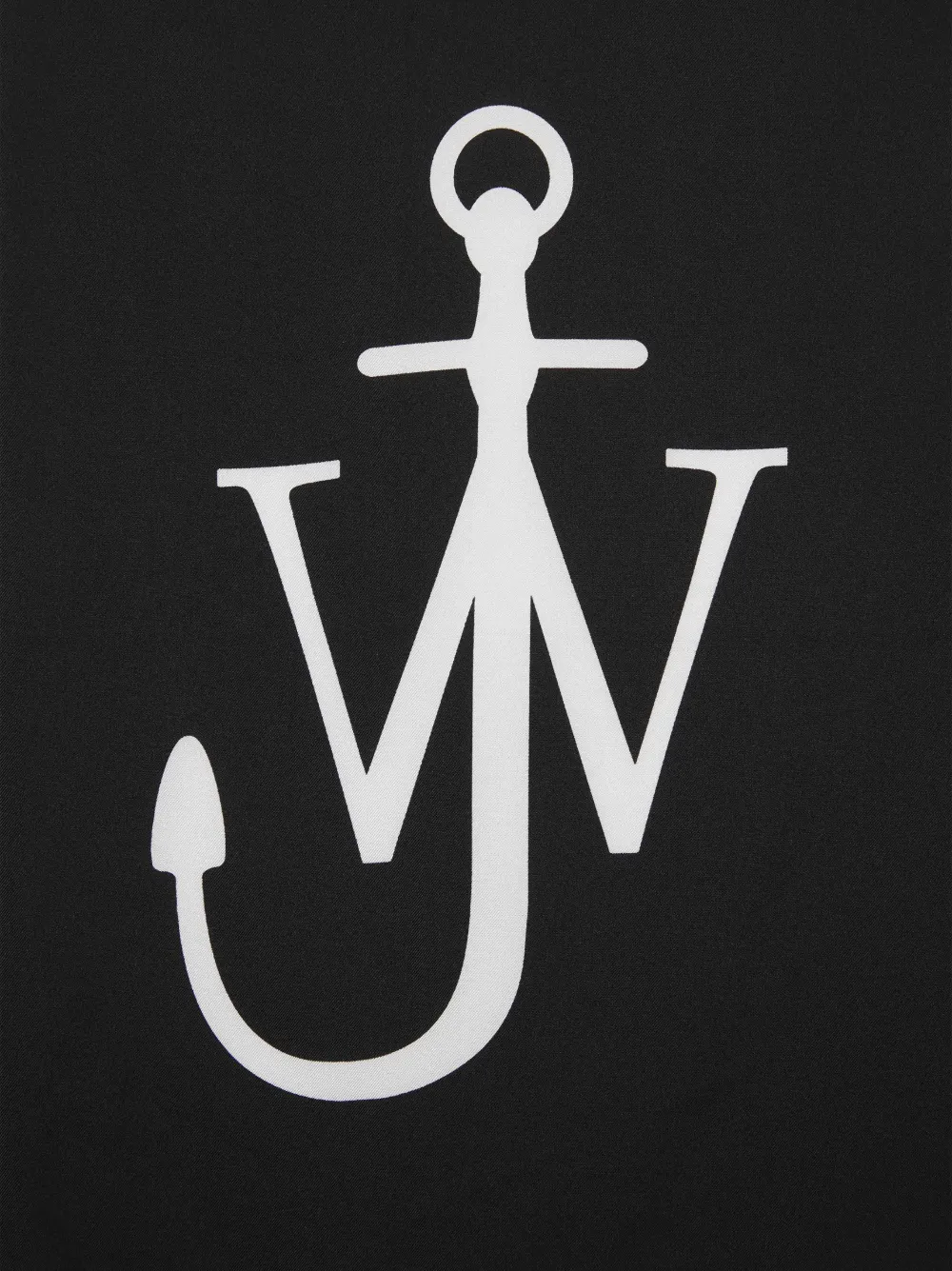 

Шелковый платок с логотипом Anchor JW ANDERSON, черный