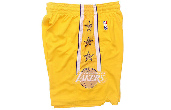 Шорты nba sw 19-20 la lakers swingman shorts yellow Nike, желтый — фото 2