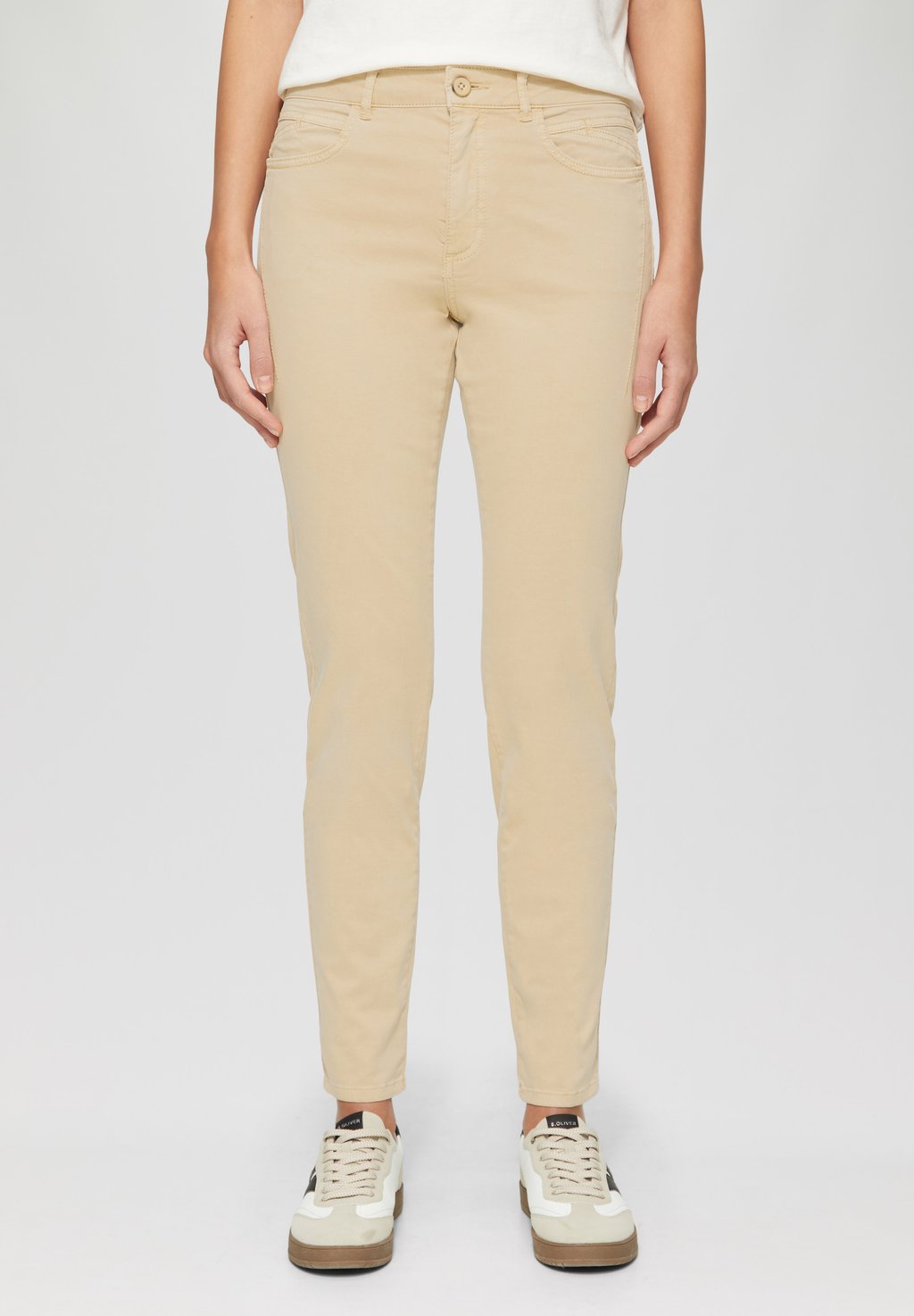 

Брюки SLIM-FIT s.Oliver, бежевый