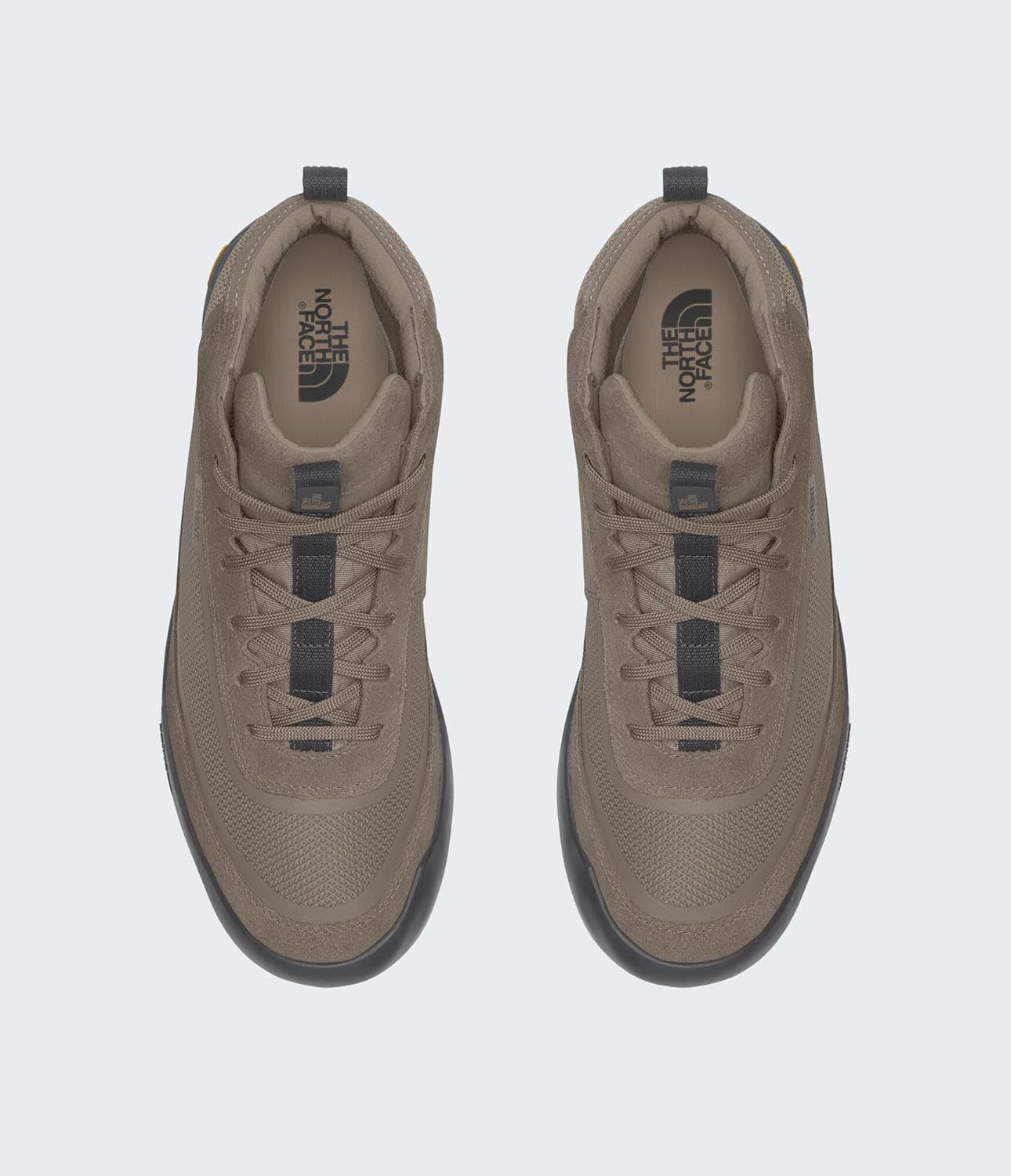Унисекс-зимние ботинки The North Face Clyffe Mid с утеплителем и водонепроницаемой мембраной, Кроссовки-ботинки для мужчин и женщин с подошвой Vibram, коричневый/серый — фото 3