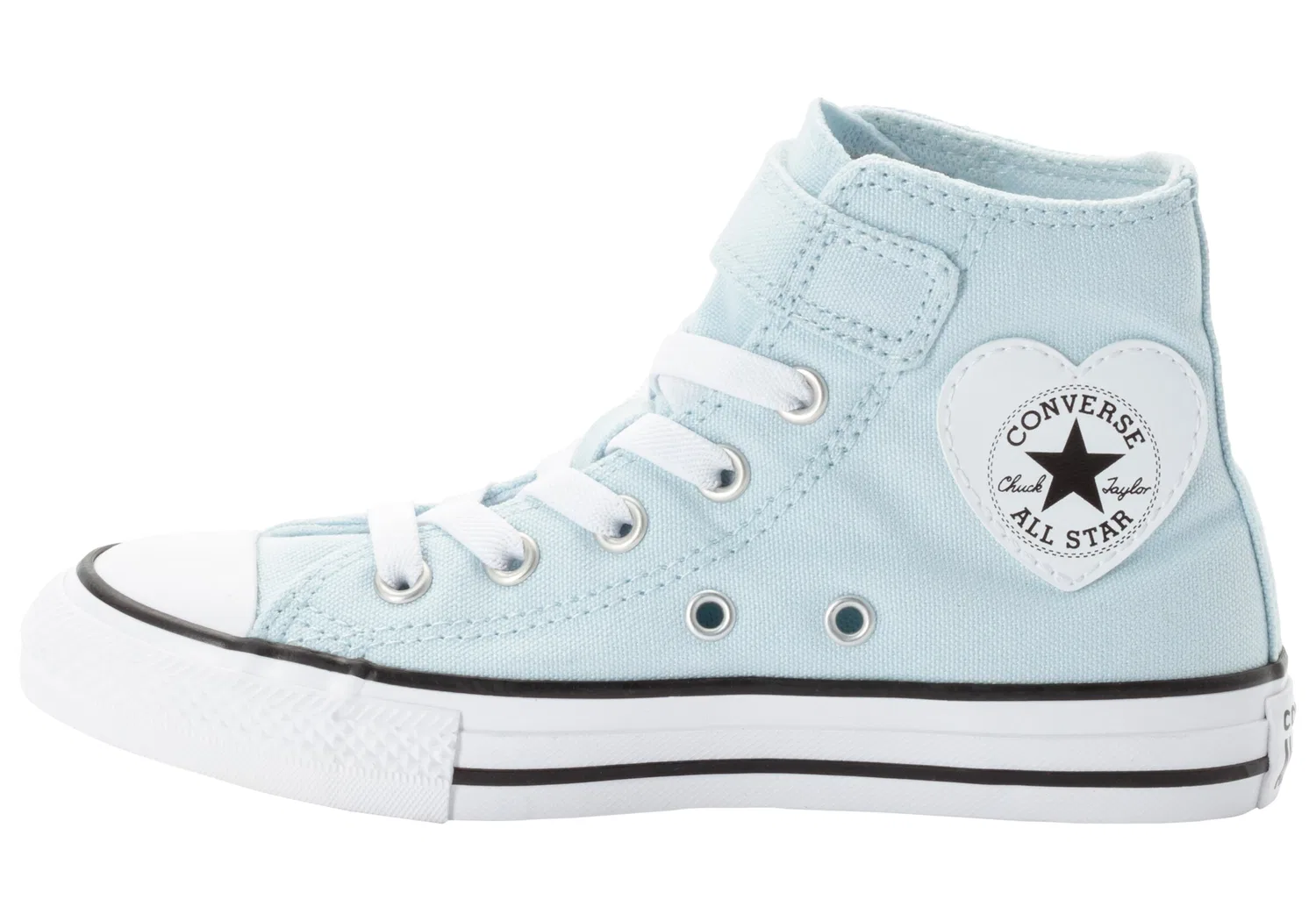 Кроссовки Converse светло-голубого цвета — фото 3