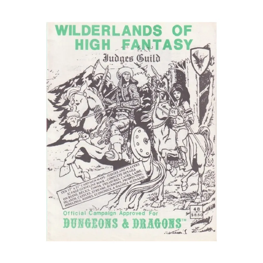 

Модуль Wilderlands of High Fantasy (3rd Printing), Dungeons & Dragons Fantasy Modules (W - Z) (Judges Guild)