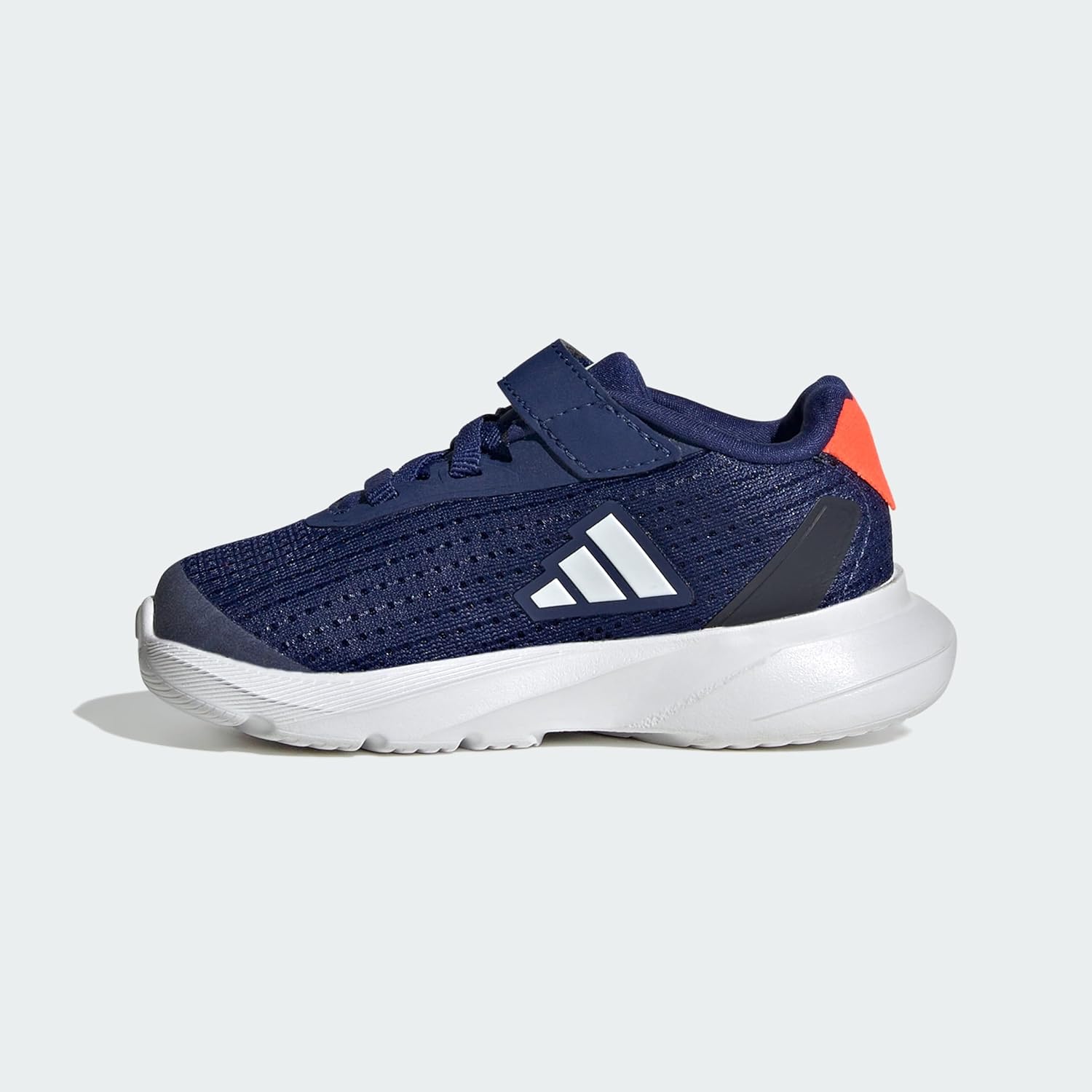 Кроссовки adidas Kids' Duramo SL с эластичными шнурками, белый/красный/синий — фото 3