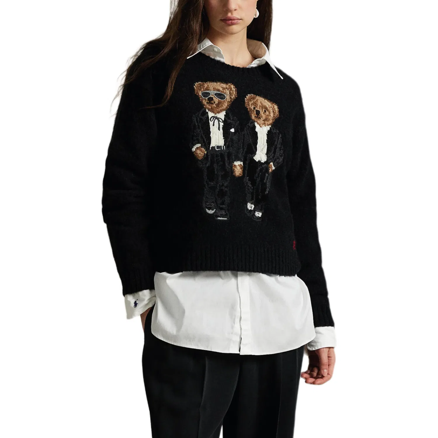 Свитер Polo Ralph Lauren модель Sweaters черный мультиколор — фото 3