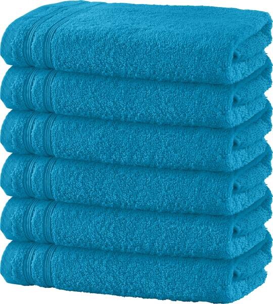 

Полотенце Erwin Müller 6er-Pack 162961, 50x1x80 см, бирюзовый
