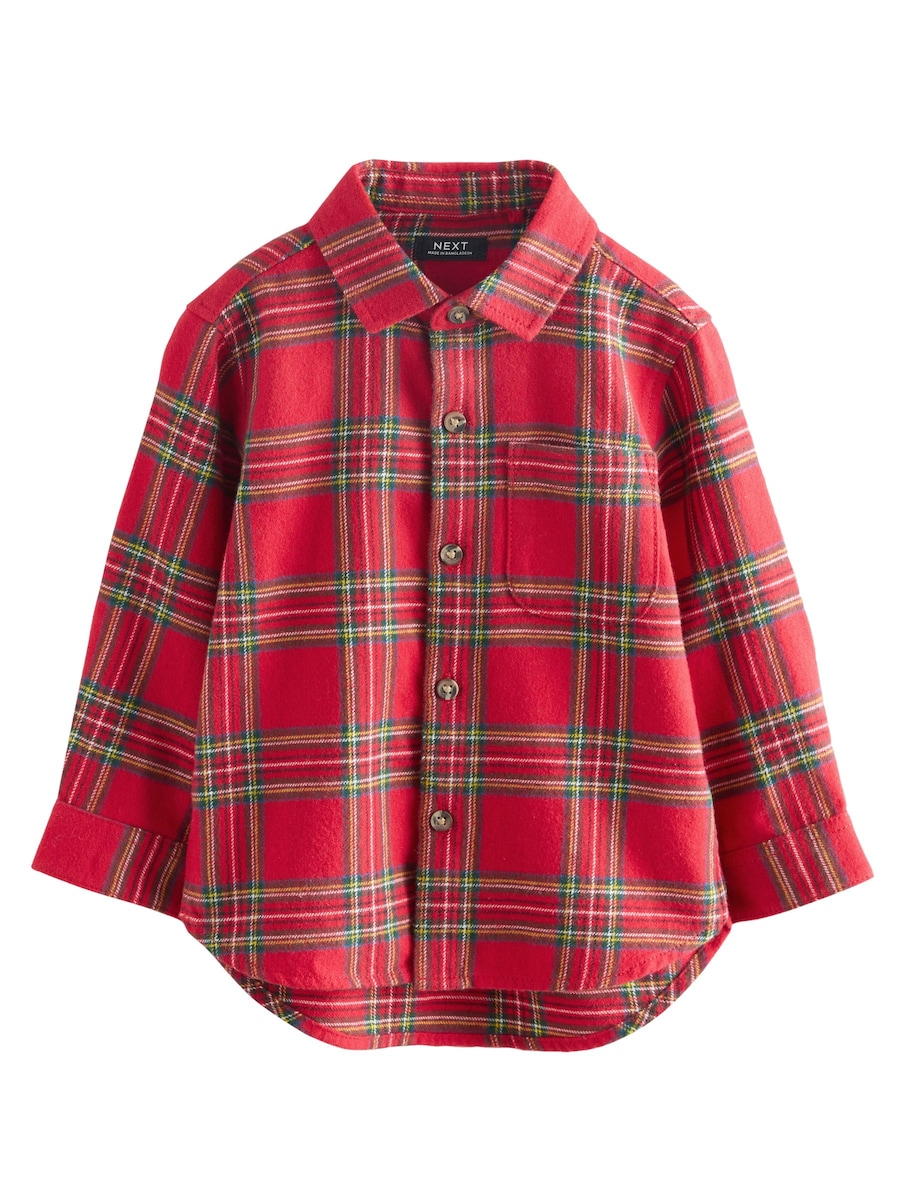 

Рубашка на пуговицах классического кроя Next Weihnachten, красный