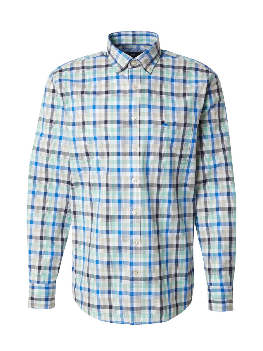 

Рубашка на пуговицах классического кроя FYNCH-HATTON, синий