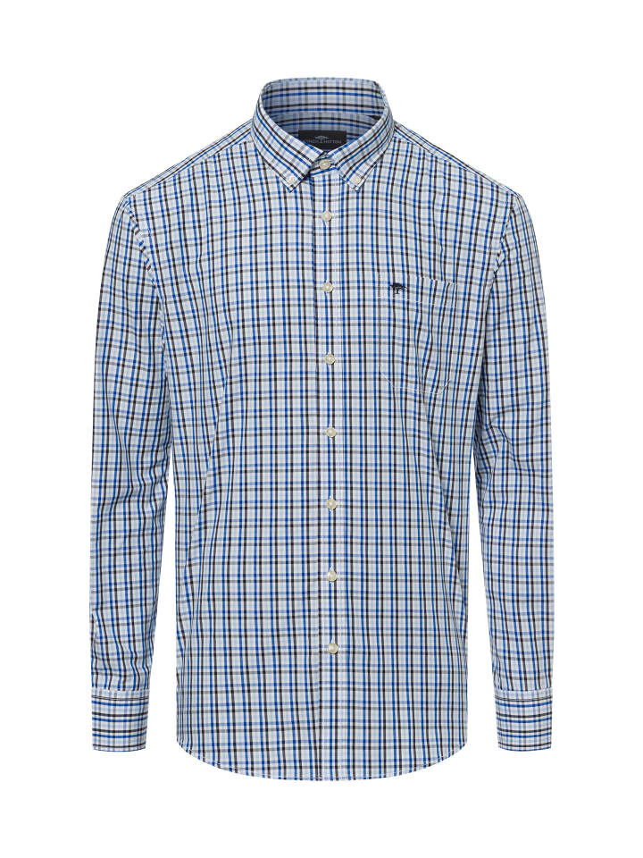 

Рубашка FYNCH-HATTON Hemd, цвет blau weiß